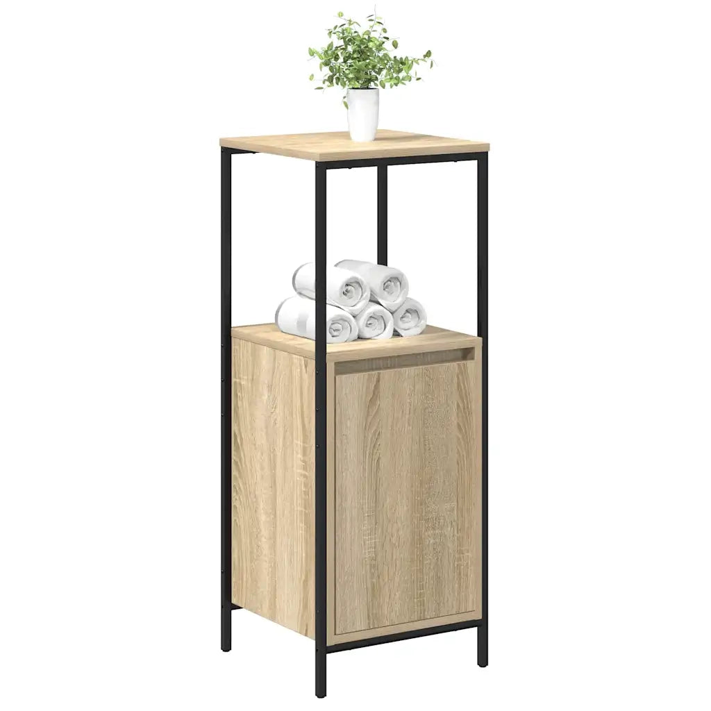Mobile da Bagno con Ripiani Rovere Sonoma 36x35x95 cm 861913
