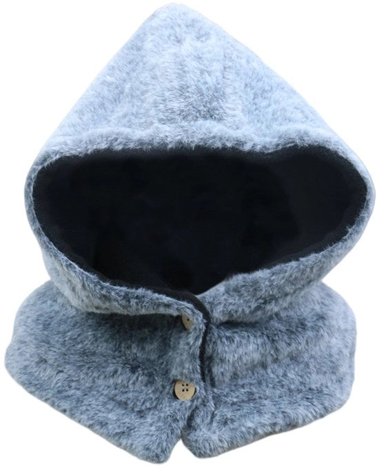 Cappello di emergenza con cappuccio integrato, protezione orecchie e collo, chiusura regolabile, colore pastello chiaro, unisex, isolamento esterno