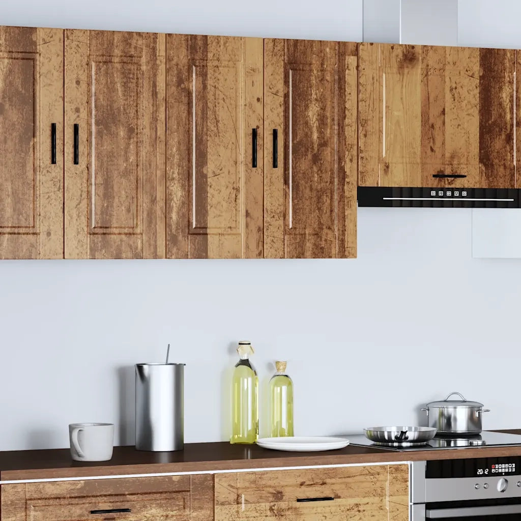 vidaXL Pensile da Cucina Porto Legno Vecchio in Legno Multistrato