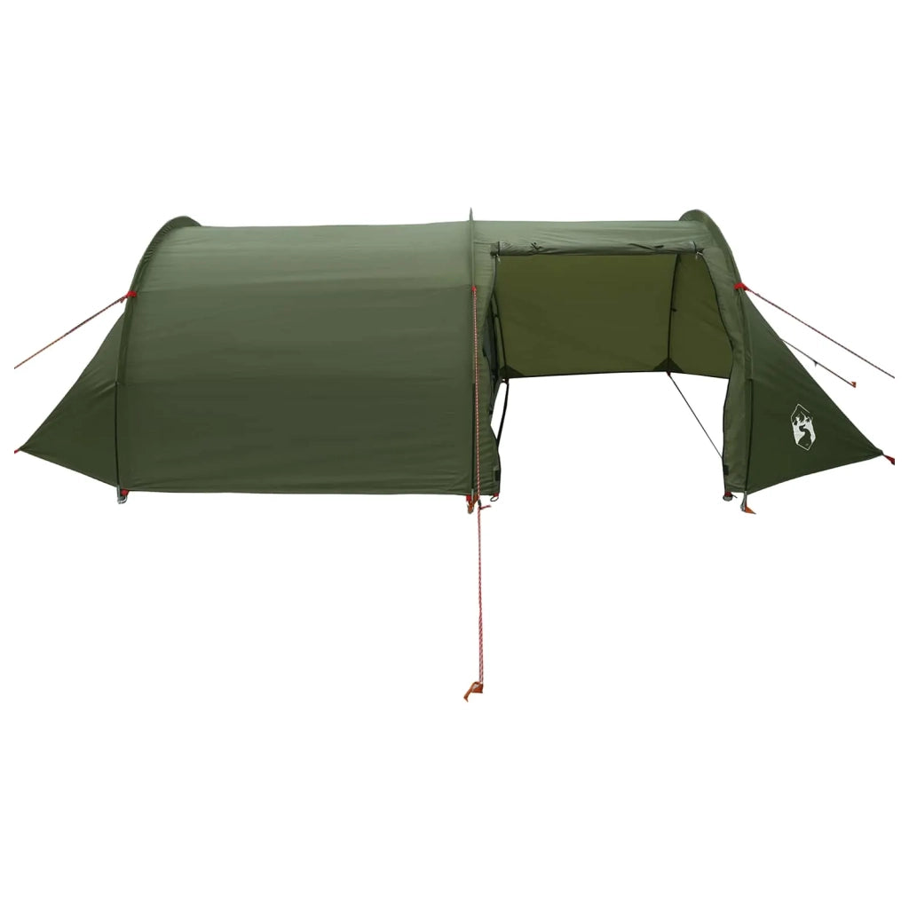 Tenda a tunnel con tetto Verde Oliva 410 x 175 x 105 cm 42029024
