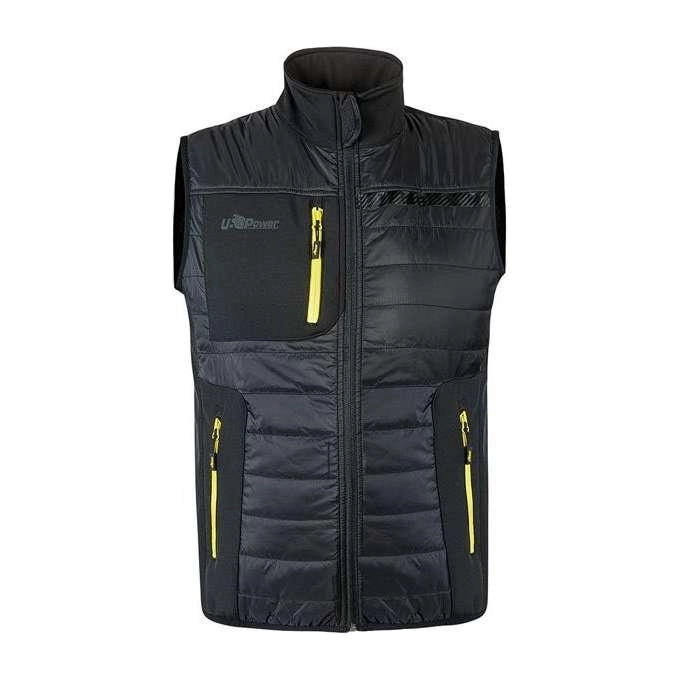 U-power WFU278BC Wall Gilet da Lavoro Idrorepellente Termoregolante Imbottitura in Grafene colore Black Carbon