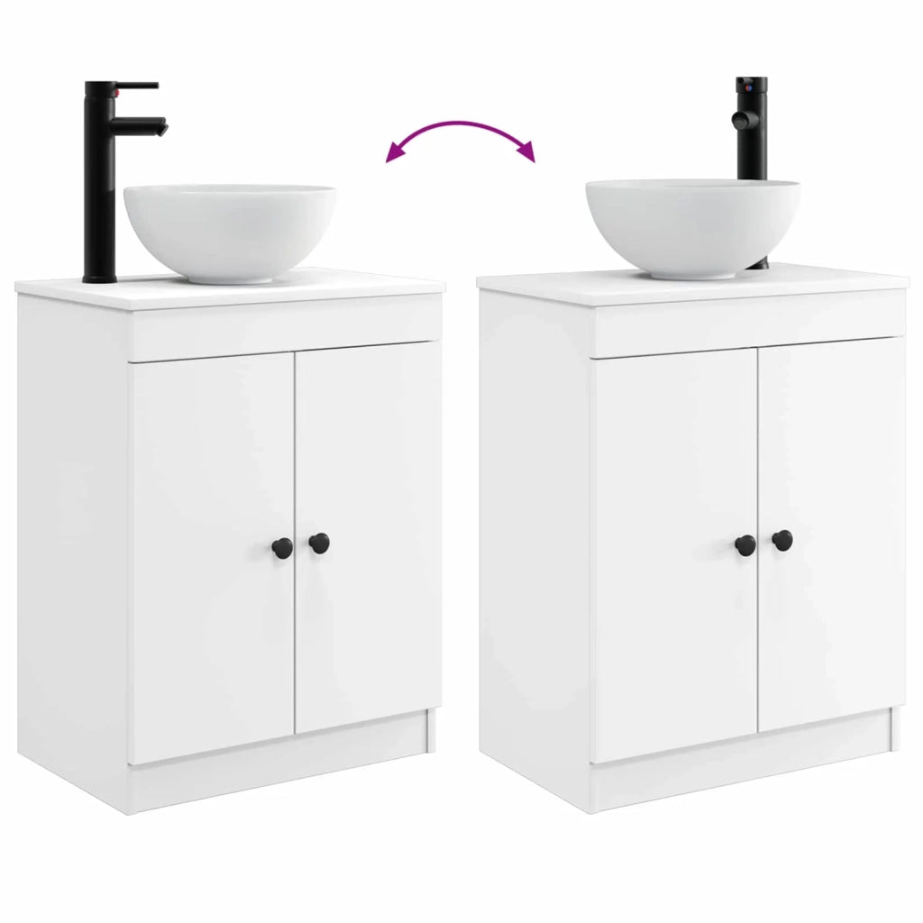 Mobile da bagno con lavabo Bianco 54 x 35 x 83 cm