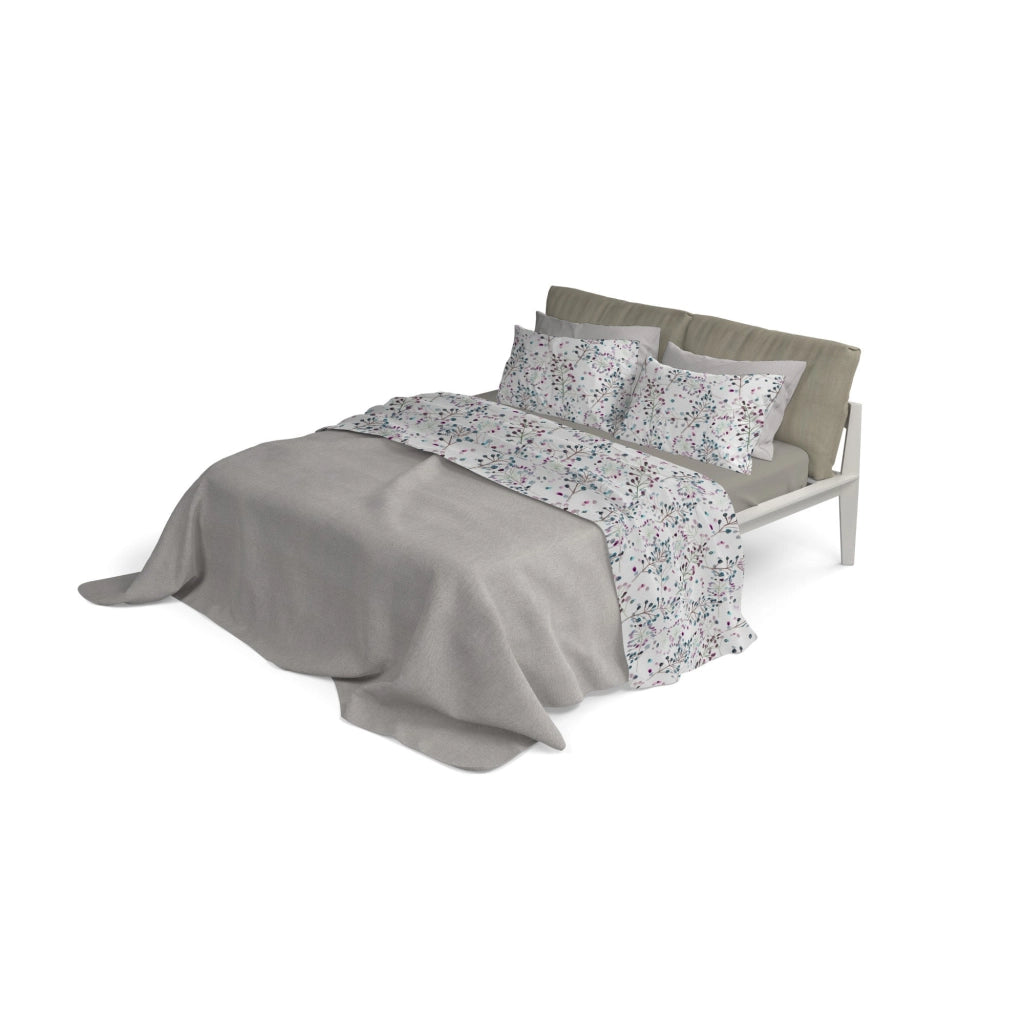 Set Lenzuola Singolo con Stampa Sopra Sotto e Federe Flor