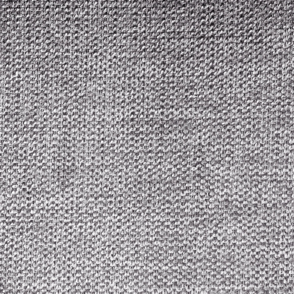 Pouf rotondo moderno Drum stile morbido soggiorno camera da letto tessuto grigio chiaro