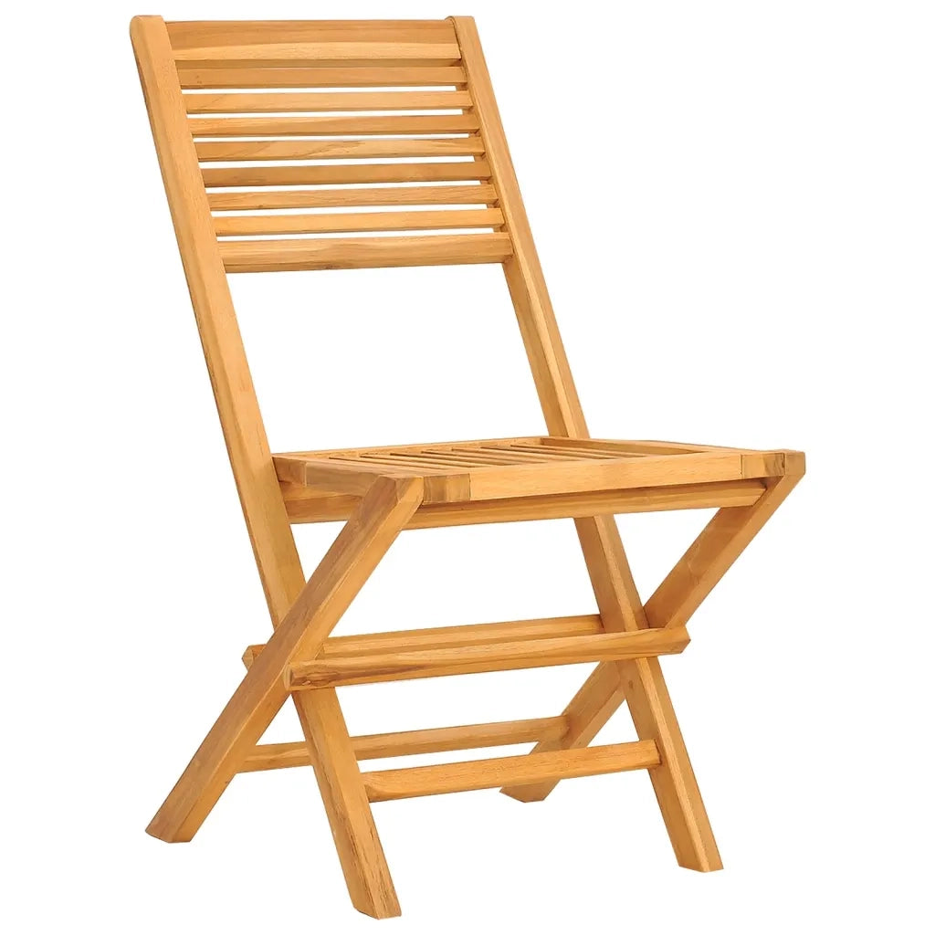 Set da Pranzo per Giardino 5 pz in Legno Massello di Teak 3155040