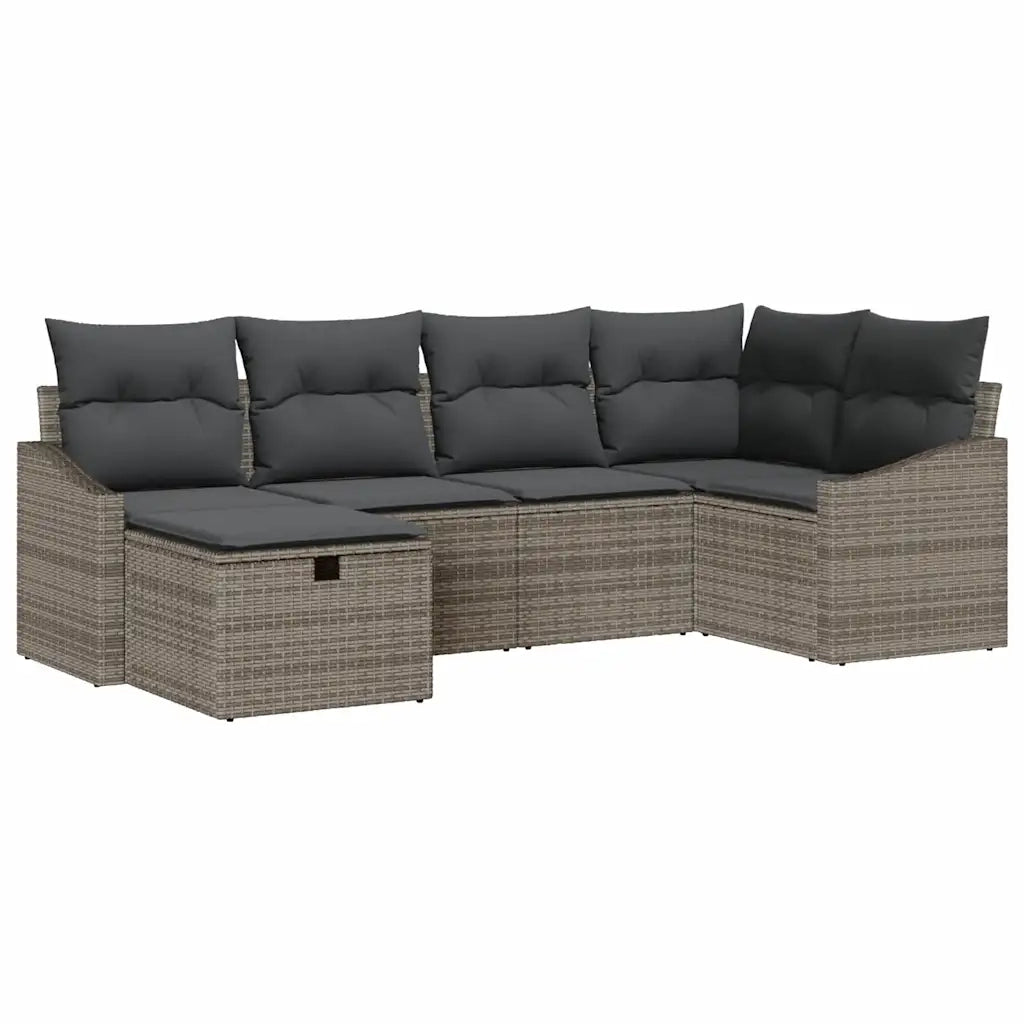 Set di divani con cuscino 7 pcs polyrattan