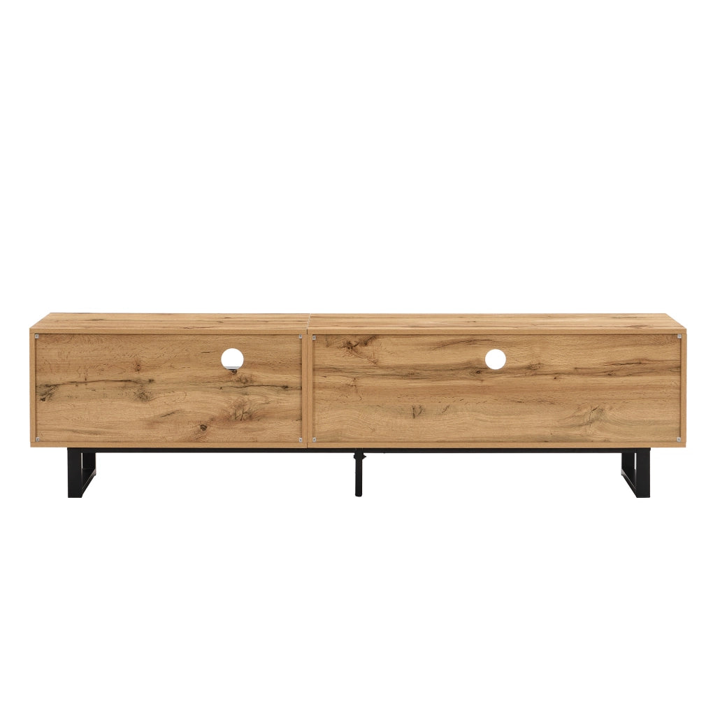 Mobile TV moderno 190 cm con LED, ante e cassetto