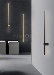 ELIA-AN Lampada da parete o soffitto led integrato 3000k oro verniciato