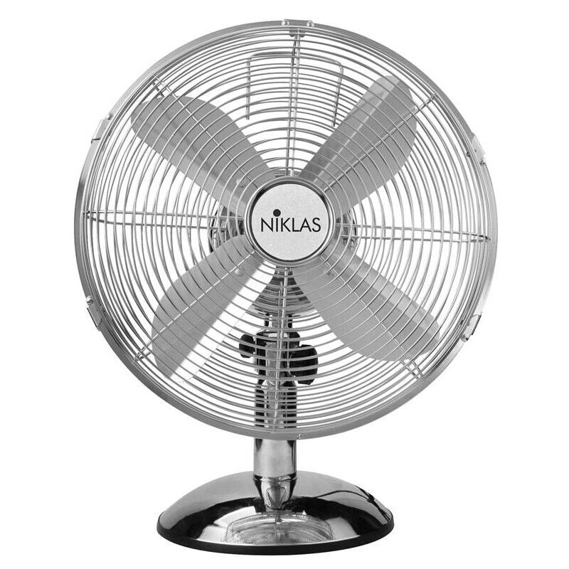 NIKLAS NEWAGE VENTILATORE DA TAVOLO IN ACCIAIO 50 W 3  VELOCITÀ