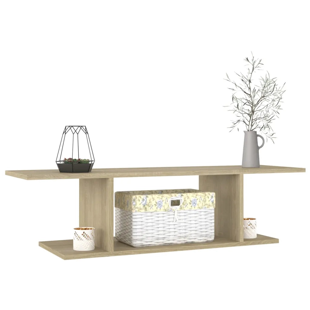 Armadietto a Parete per TV Rovere Sonoma 103x30x26,5 cm cod mxl 57991