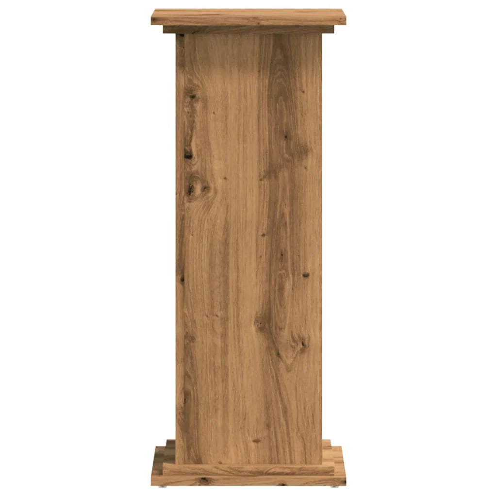 Portavasi mobiletto per fiori 33 x 33 x 80 cm legno ingegnerizzato marrone 02_0045153