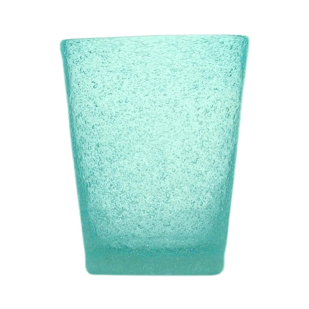 Bicchiere tumbler acqua turquoise memento originale in vetro soffiato 0,25L