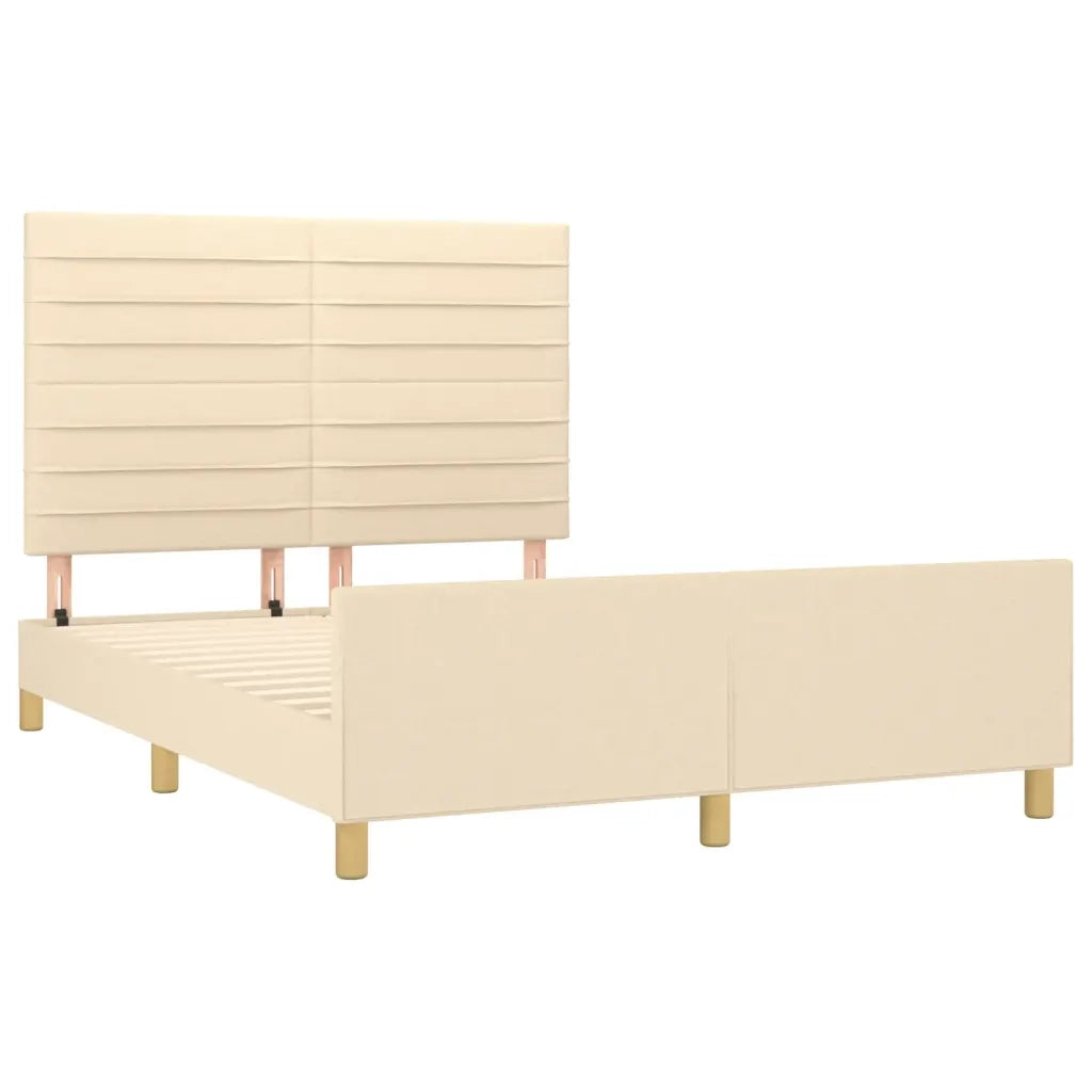 Giroletto senza Materasso Crema 140x200 cm in Tessuto 3125143