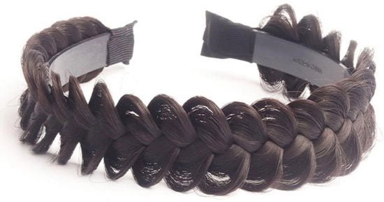 Fascia per capelli intrecciata - Antiscivolo - Cintura per capelli donna - Accessori per capelli - Copricapo - Unico modello - Materiale di alta qualità