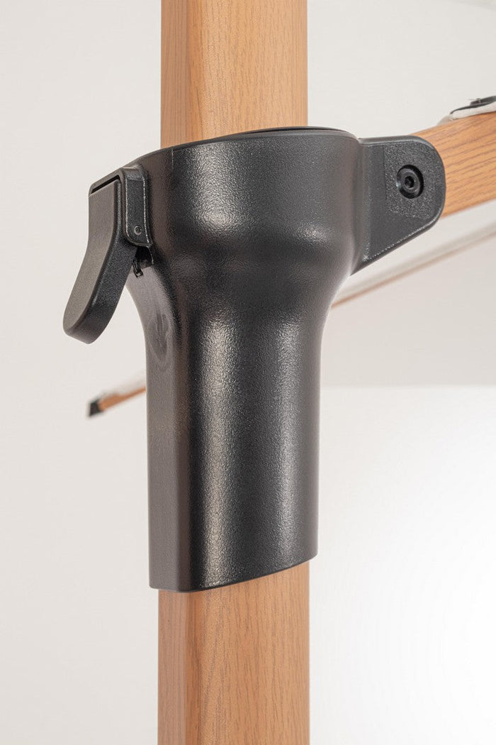 Ombrellone da Giardino Ø330x244 cm in Acciaio Rica Naturale