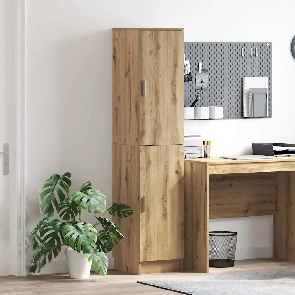 Credenza-Buffet-Armadio da cucina Rovere artigianale 35 x 39 x 168 cm