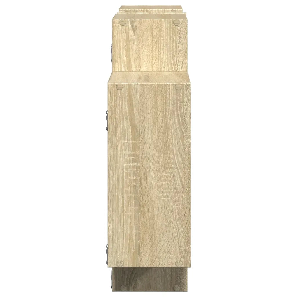 Scaffale a Parete Rovere Sonoma 159x18x65 cm in Truciolato