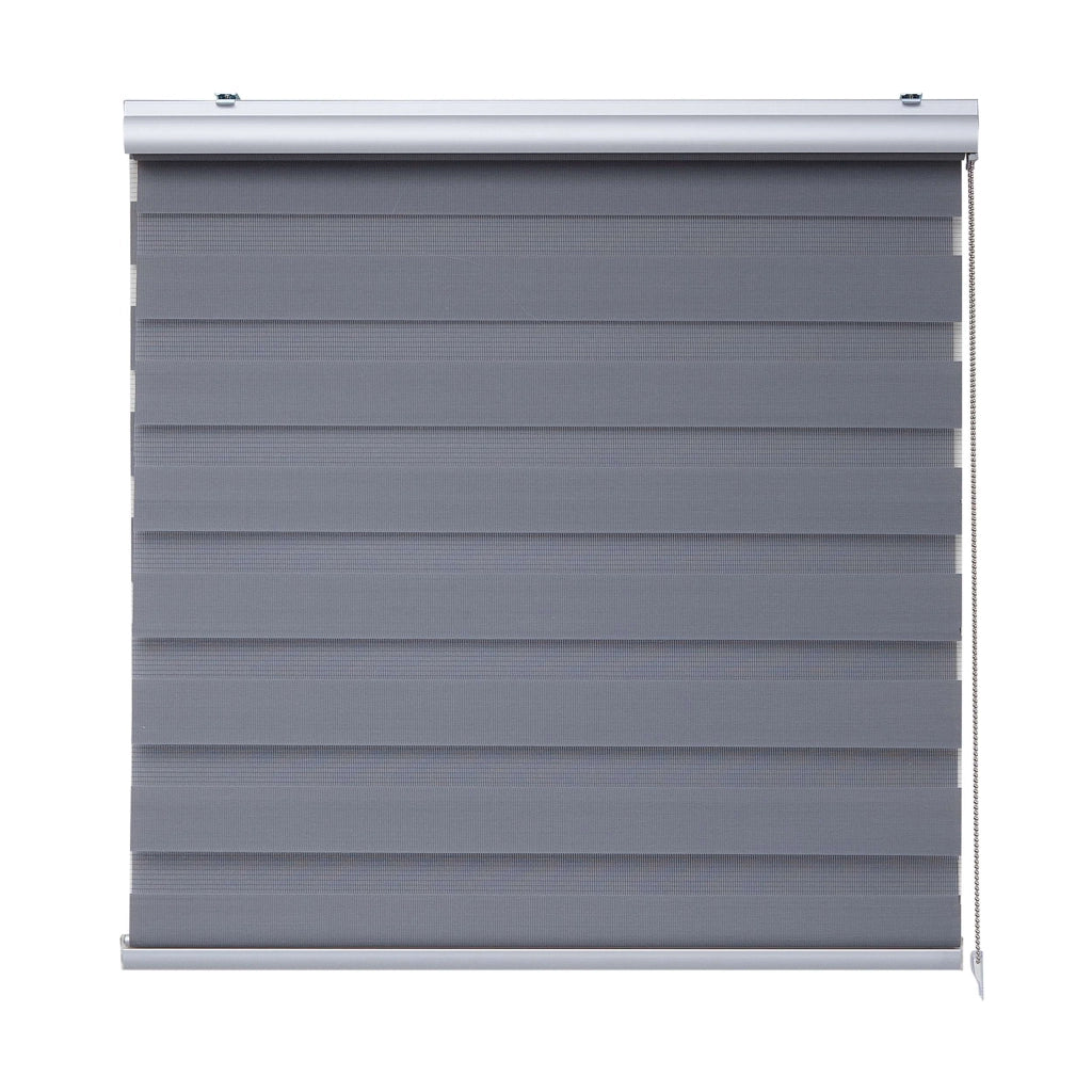 Tenda a Rullo giorno / notte Premium Con Finiture premium Argento 100x250 cm