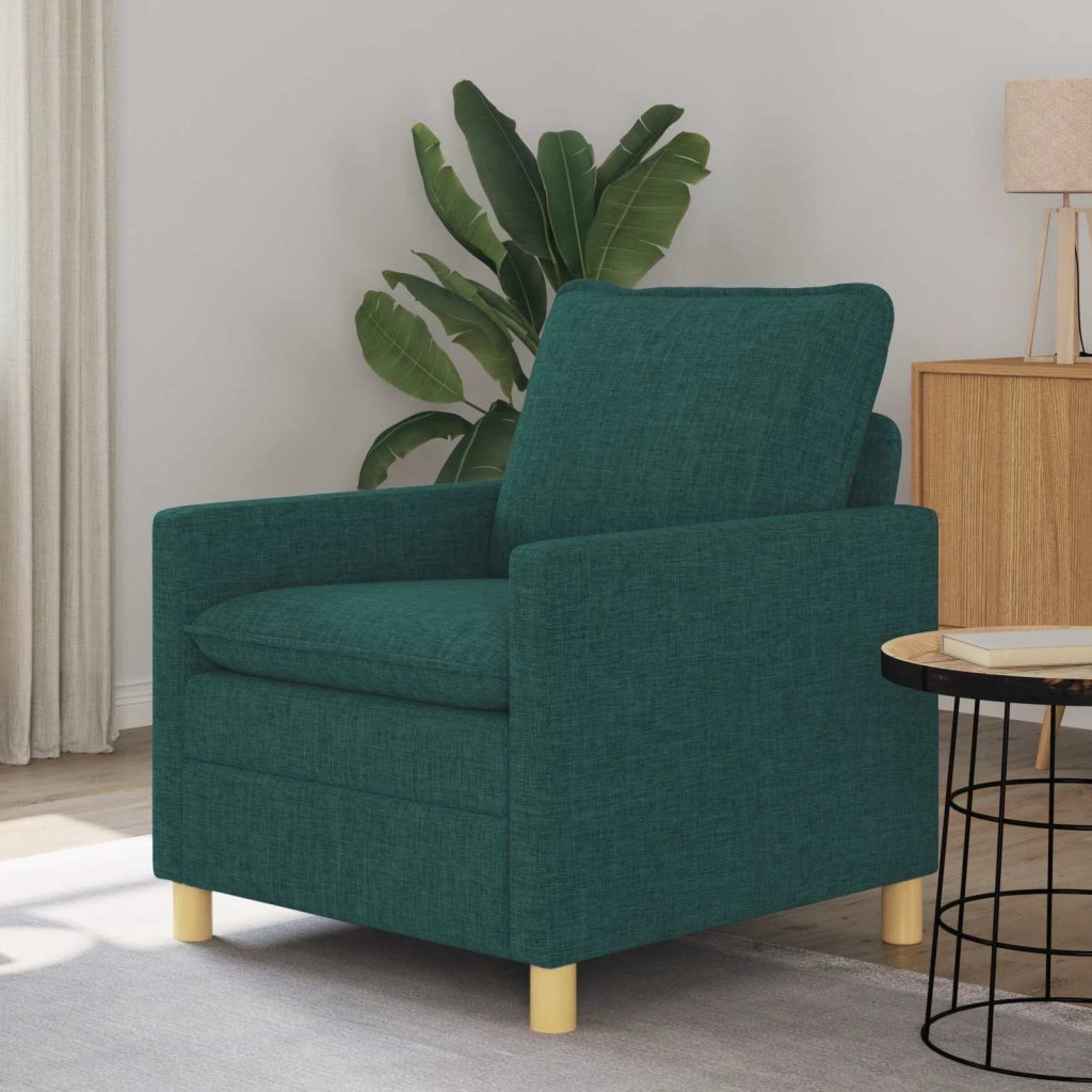 Divano Verde Scuro 76 x 81 x 87,5 cm Tessuto
