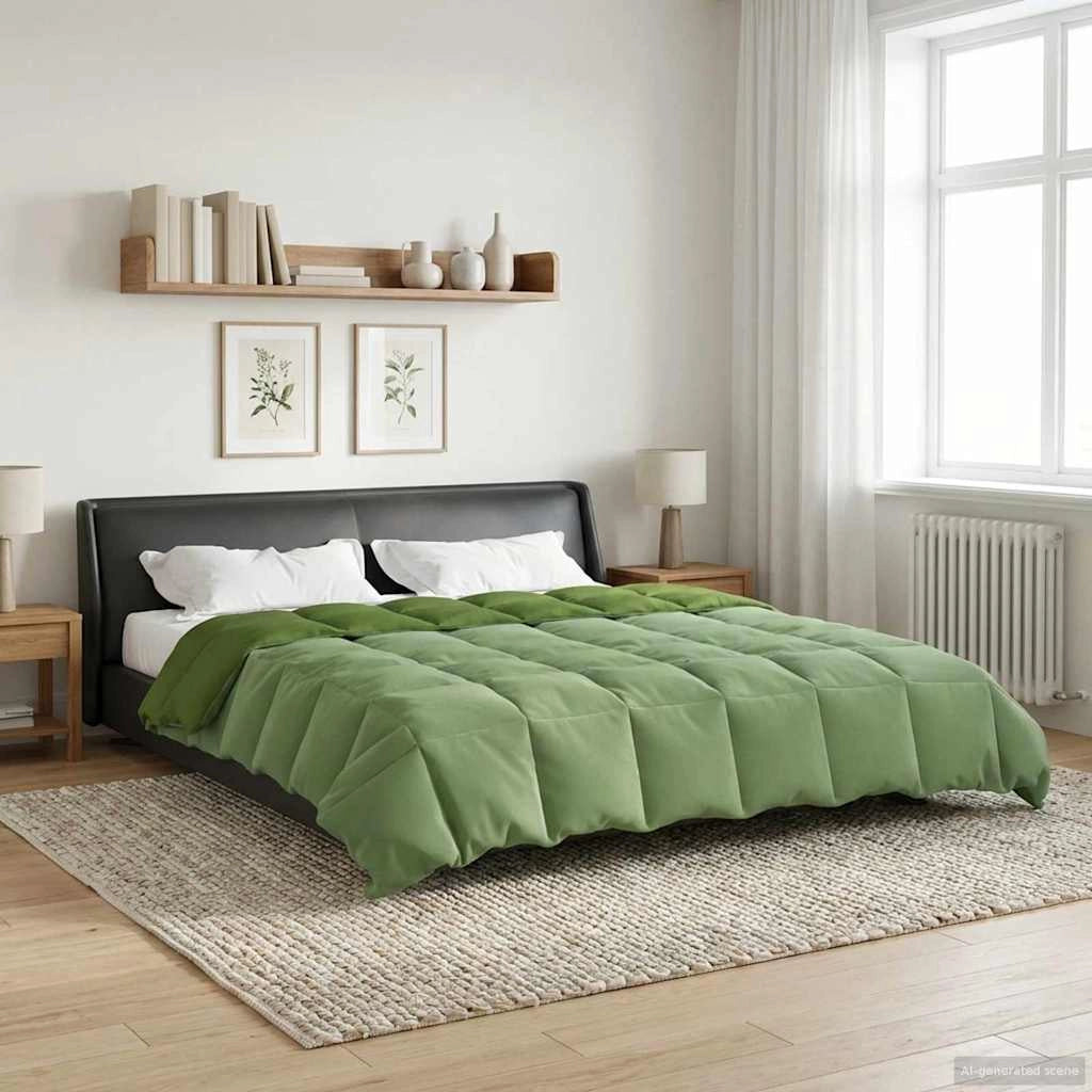 Piumino Letto Estivo 220 x 240 cm Estate Verde Traspirante 42025962