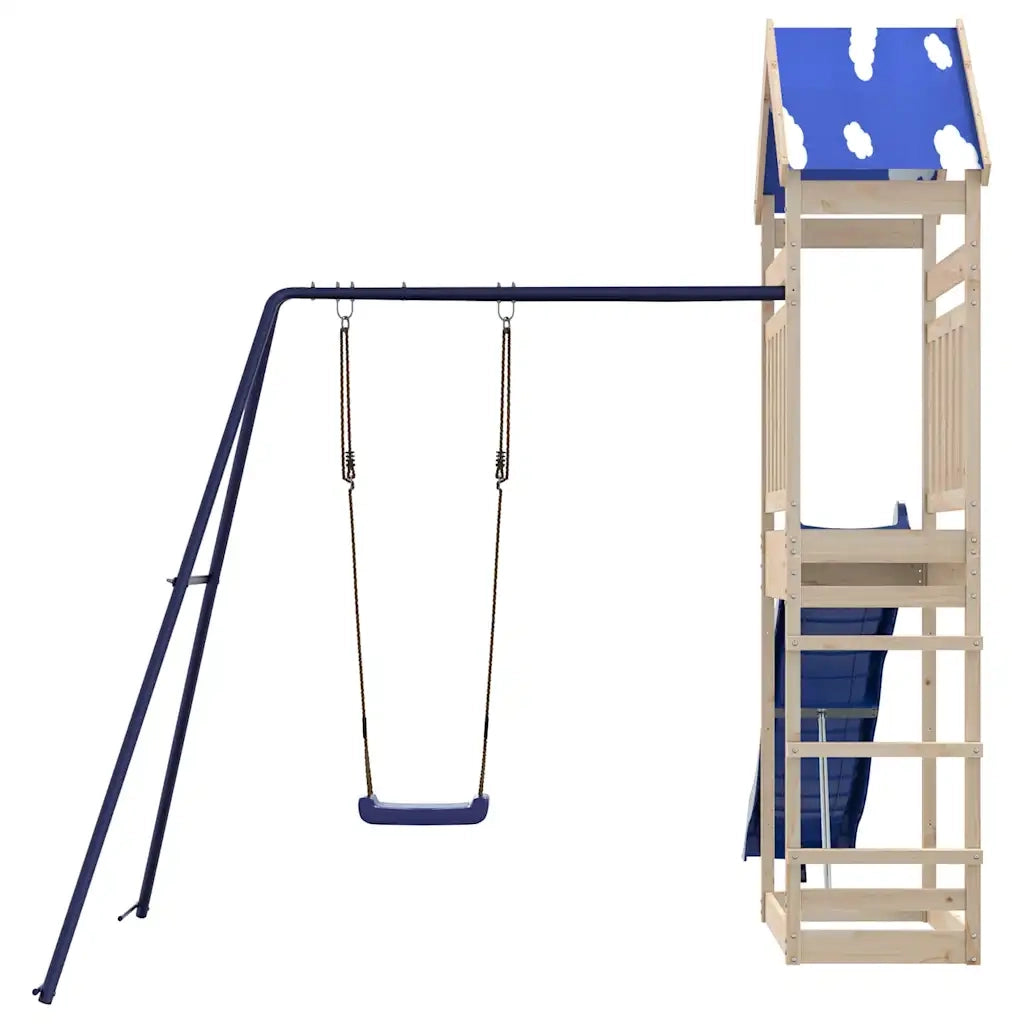 Set da Gioco da Esterno in Legno Massello di Pino 3279034