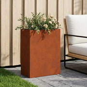 Vaso da giardino Ruggine 40 x 20 x 50 cm Acciaio Corten 8005426