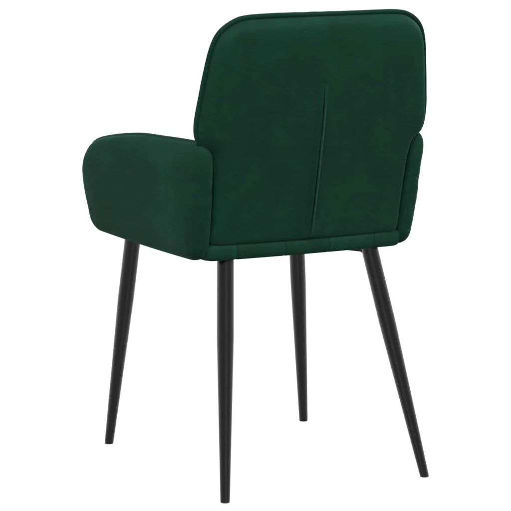 Sedie da pranzo 6 pcs Velluto (V) Verde Scuro 56,5 x 50 x 86 cm 3428177