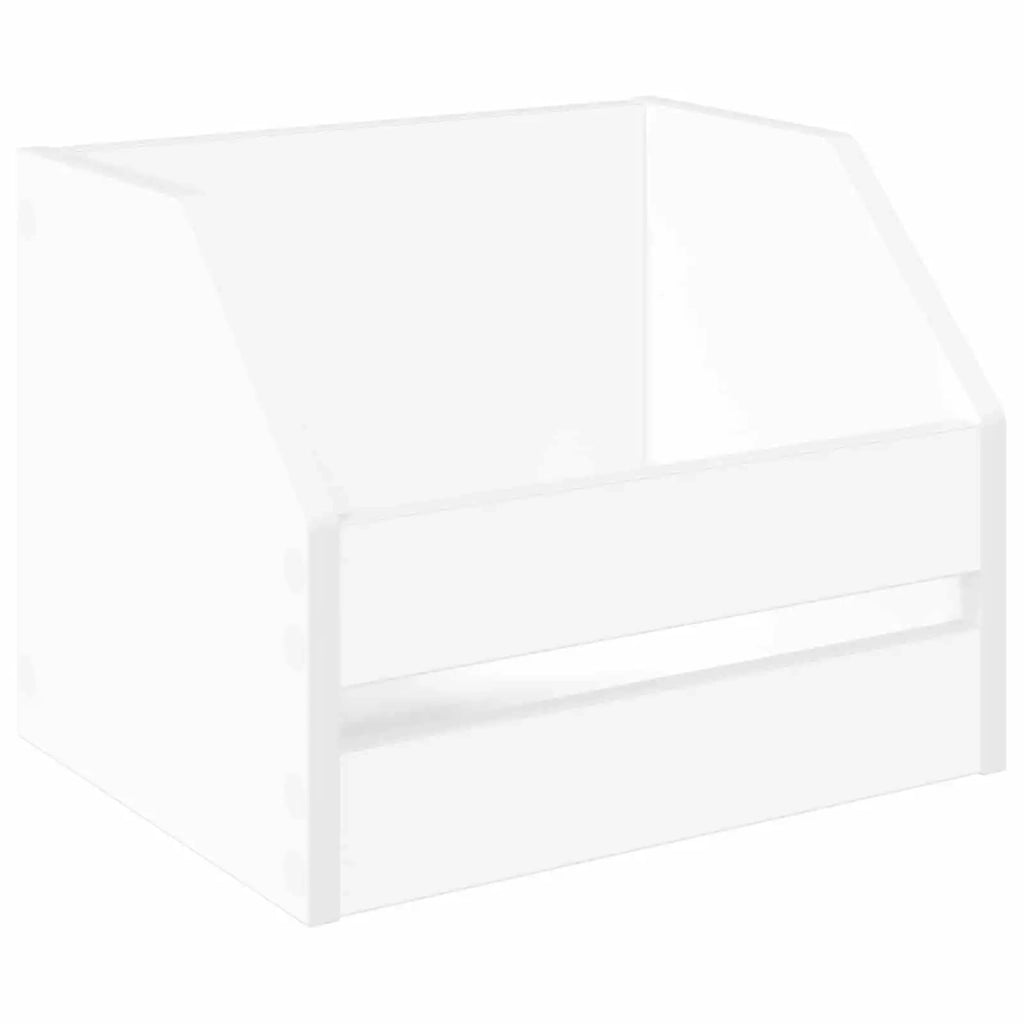 Scatola per album in vinile Bianco 38 x 30 x 29 cm 8012810
