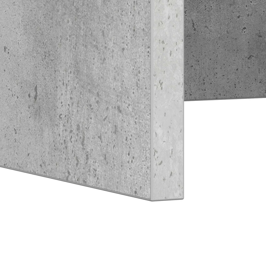 Scrivania a parete Grigio cemento 100 x 45 x 30 cm