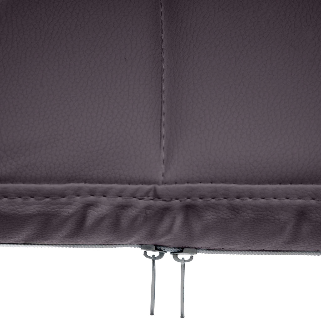 Sedia Visitatore Canada B in Similpelle marrone