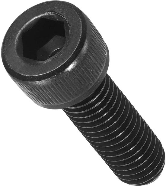 20 pezzi di viti cilindriche interni con testa a cappuccio M8-1,25 x 25 mm nero ossidato grado 12,9 - per stampanti 3D