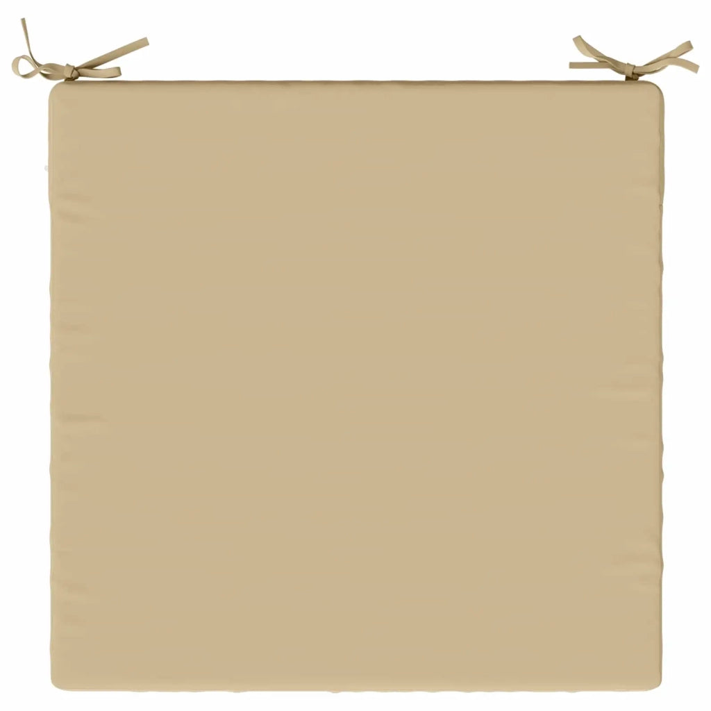 Cuscini per Sedia in 4 Pezzi SOEST 4 pz 100% Poliestere Beige 945018