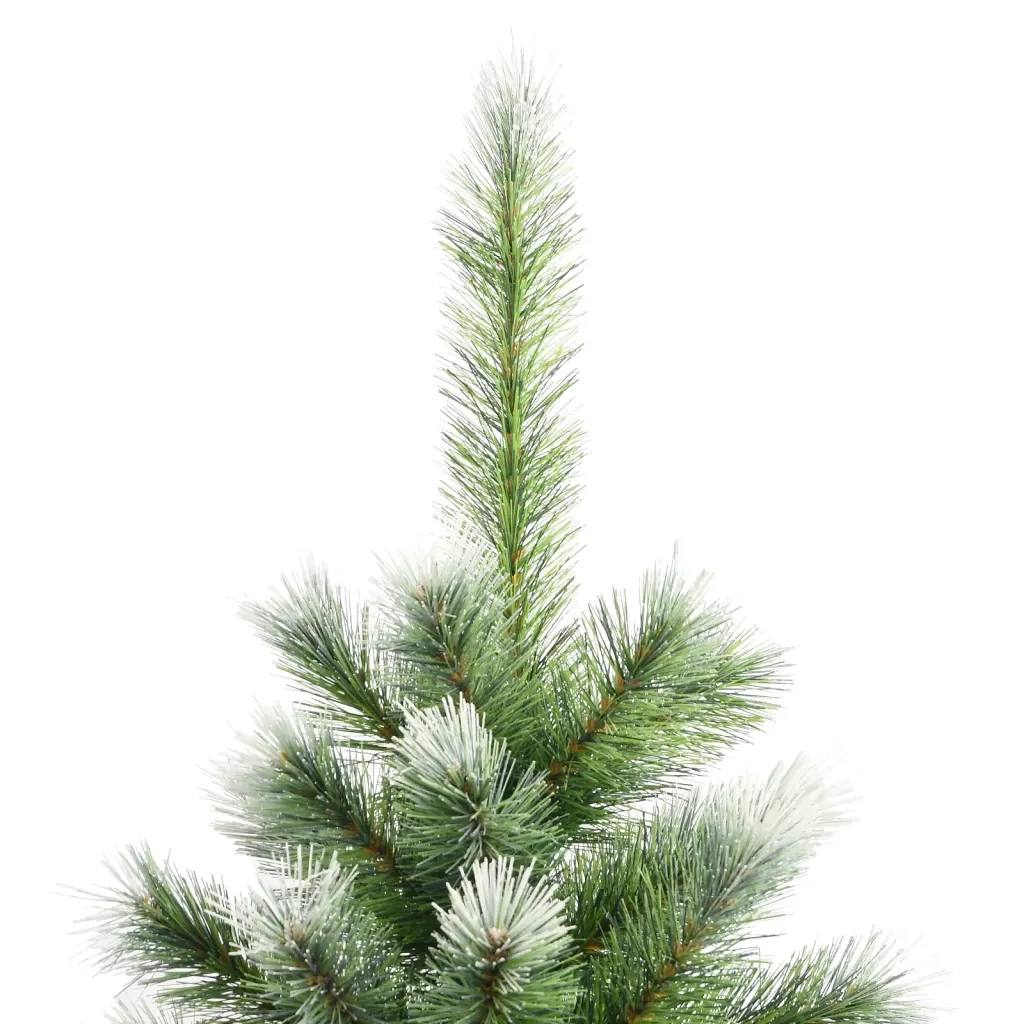 Albero Natale Artificiale Incernierato con Neve Fioccata 240 cm 356745