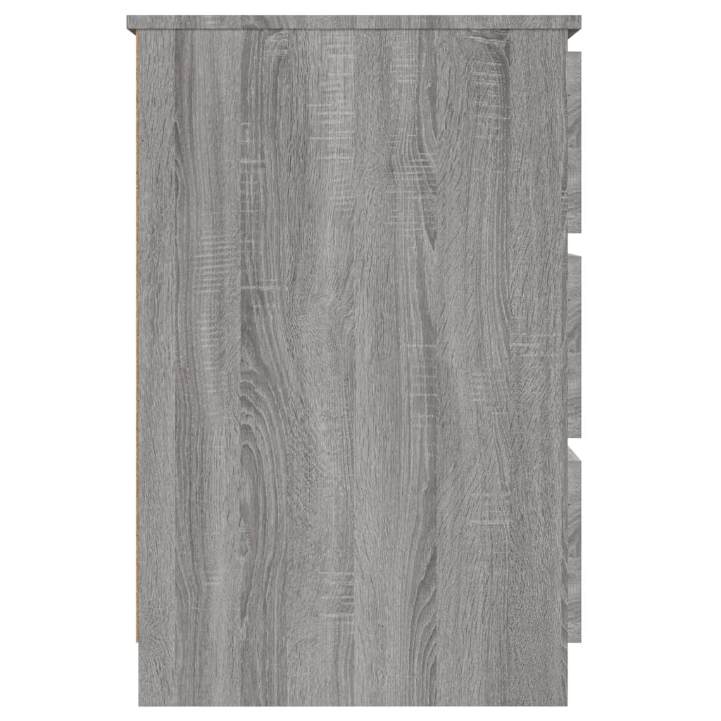 Scrivania Sonoma postazione computer mobile per computer scrivania da studio 140 x 50 x 77 cm legno ingegnerizzato grigio 02_0023960