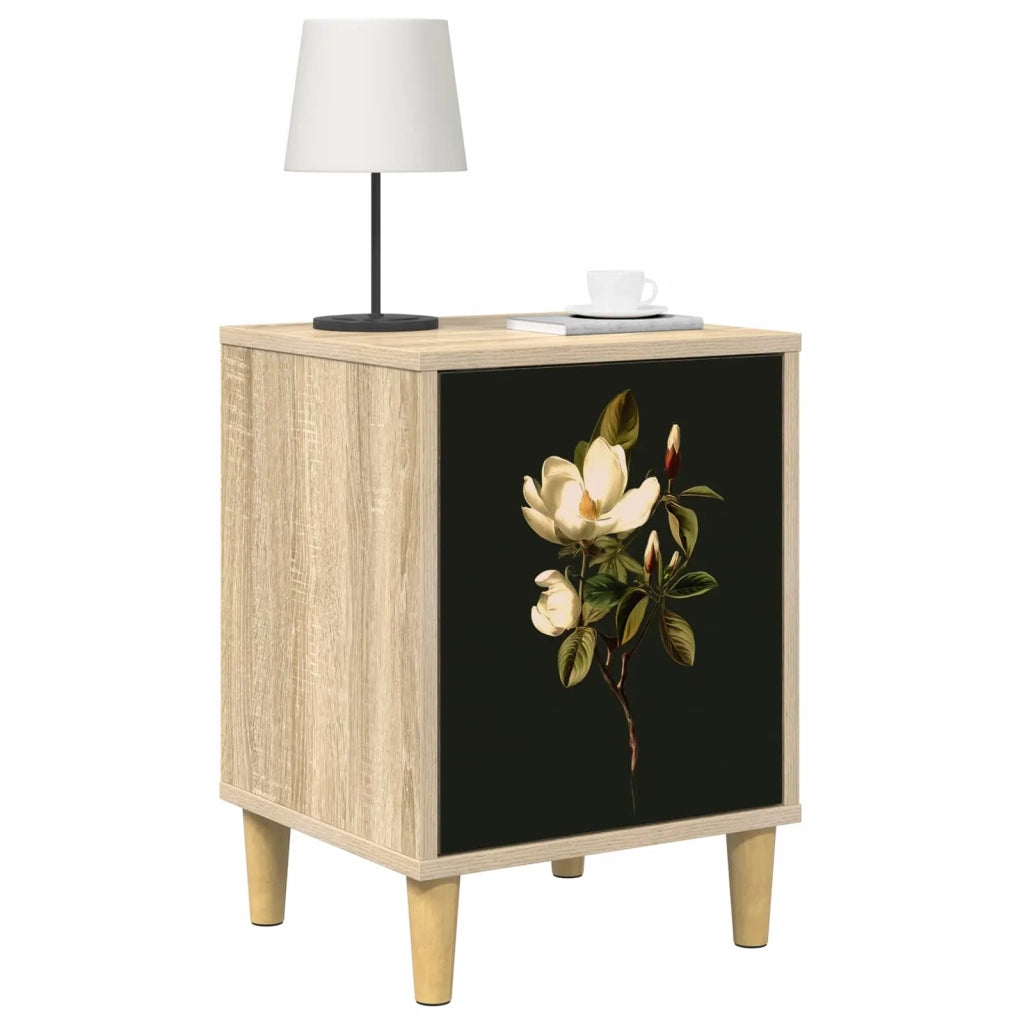 Armadio da Notte BREMEN 2 pz Rovere Sonoma 36 x 33 x 50 cm 8007226