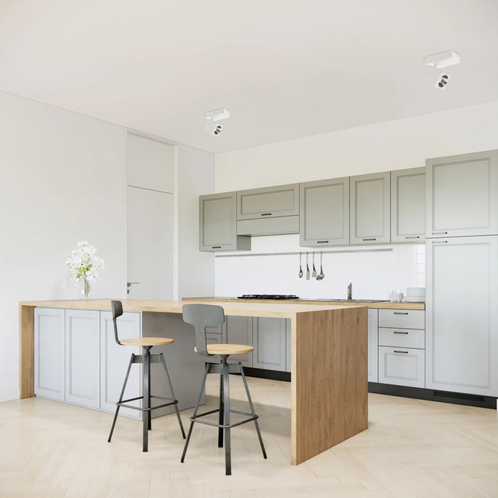 Faretto soffitto bianco orientabile LED 5W 4000K Aveiro Italux