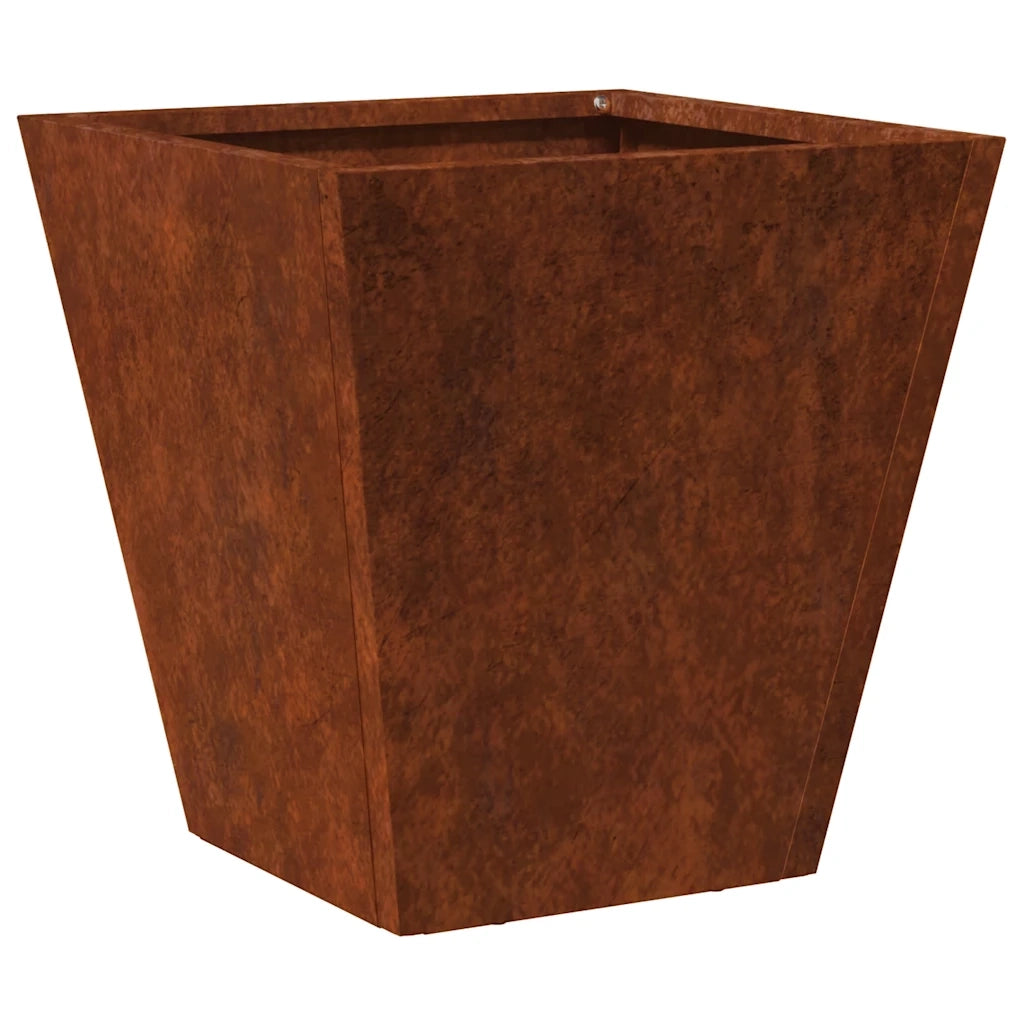 Fioriera da Giardino 30x30x30 cm in Acciaio Corten 851050