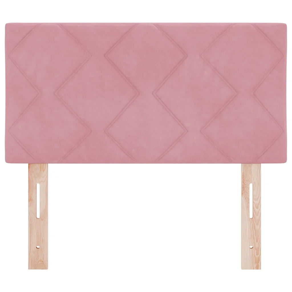 Testiera LED con testiera Rosa 80 cm Pelle Sintetica 3338186