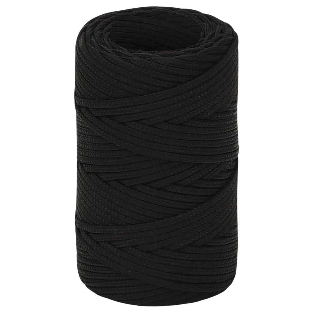 Corda da Lavoro Nera 2 mm 50 m in Poliestere 152793