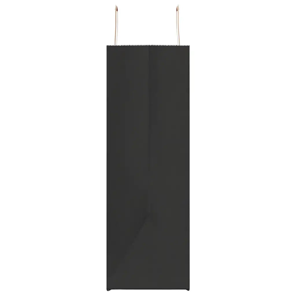 vidaXL Sacchetti di Carta 250 pz con Manici Neri 54x15x49 cm
