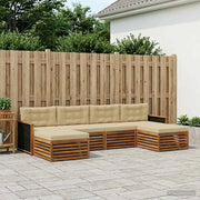 Set di divani da esterno 6 pz Legno di Acacia Massello 3383676