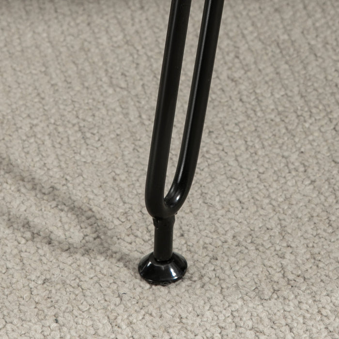 Panca Fondo Letto Imbottita 82x30x47 cm Pelliccia Sintetica Grigia