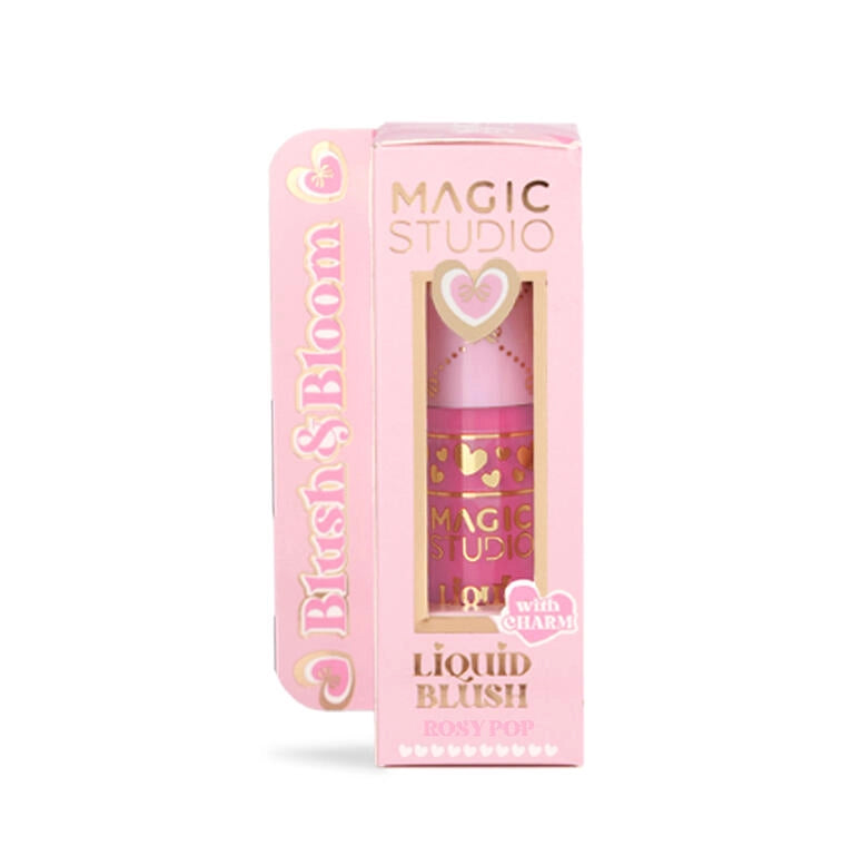 Magic Studio  Coquette blush liquido con charm  Rosy Pop