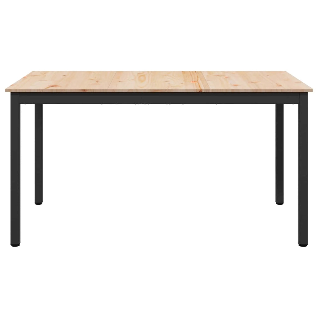 Tavolo da pranzo Naturale 150 x 90 x 75 cm Pino massello