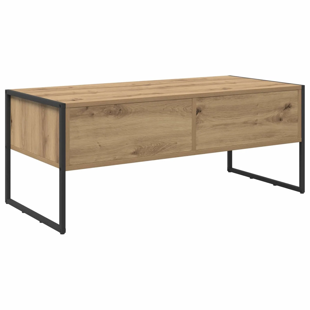 Tavolino da salotto | Tavolino da caff¨¨ | Tavolino da Soggiorno Rovere Artigianale 100 x 46 x 40 cm
