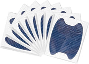 Set di protezione per maniglie di porte in fibra di carbonio - 4 set - 6,8 x 8,5 cm - resistente alle abrasioni - resistente ai graffi - facile da installare - set di adesivi per maniglie di porte