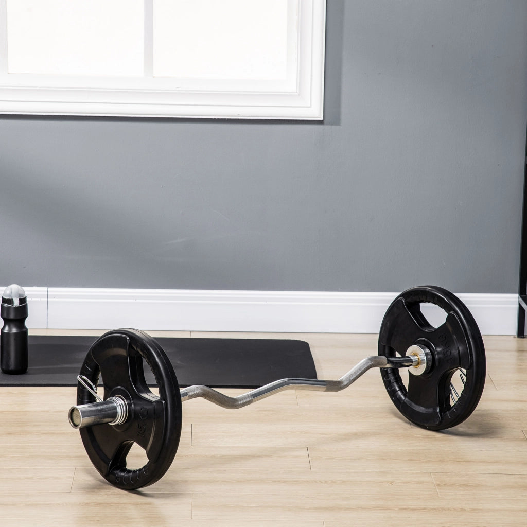 Disco per Manubrio ¨C Xylo ¨C Set da 2, 15 kg ciascuno, tre impugnature, rivestimento in gomma