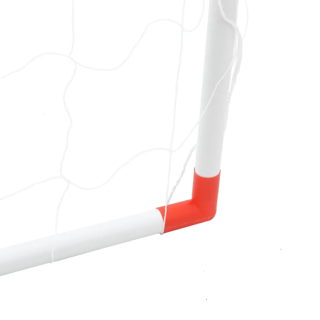 Porte Calcio Bambini con Palloni 2 in 1 Bianche 184x64x124 cm 4008437
