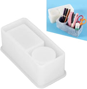 Organizzatore per ufficio - Contenitore di archiviazione - Materiale silicone riciclabile - Dimensioni 19 x 9 x 7 cm - Silicone di alta qualità