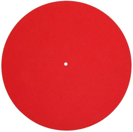 Platenspeler Mat Antistatico - Velluto - Diametro 300 mm - Riduce Vibrazioni - Migliora Aderenza - Profonda Risposta Sonora